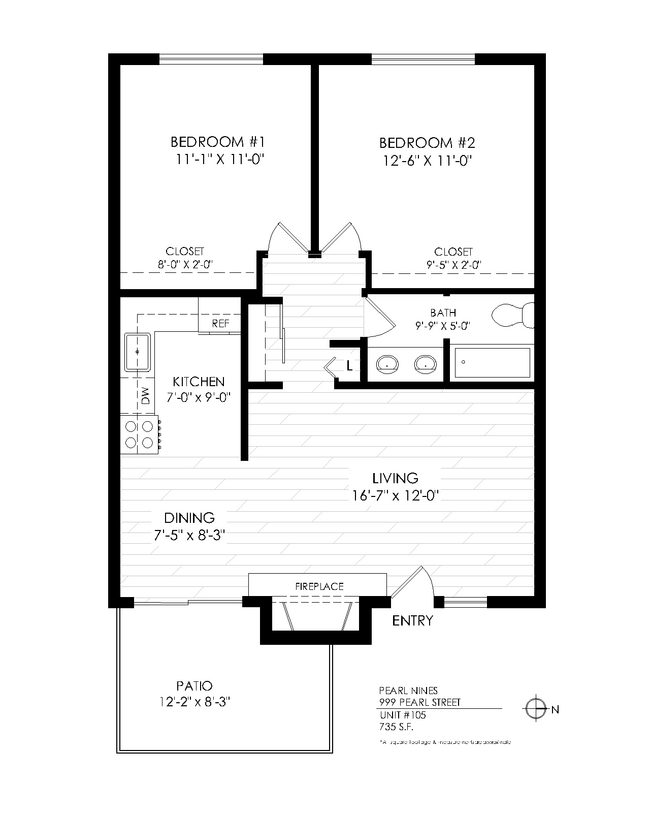 Floorplan - Pearl Nines