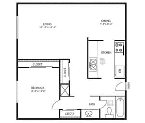 All dimensions are approximate. Actual product and specifications may vary in dimension or detail. - The Lennox Apartment