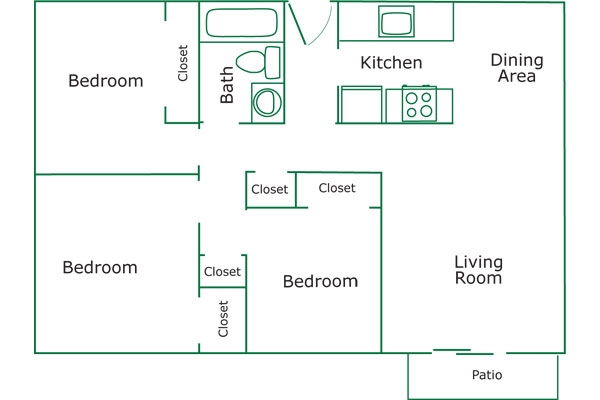 Floorplan - The Maples Apartments