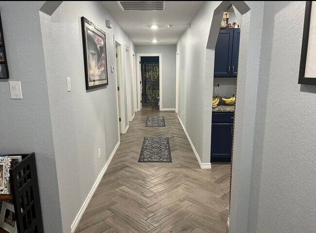 Hallway - master at end on right bedrooms 2-3 on left - 2512 Norwood St