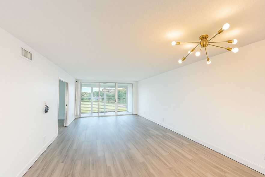 Living and Dining Room + Golf View - 4030 W Palm Aire Dr