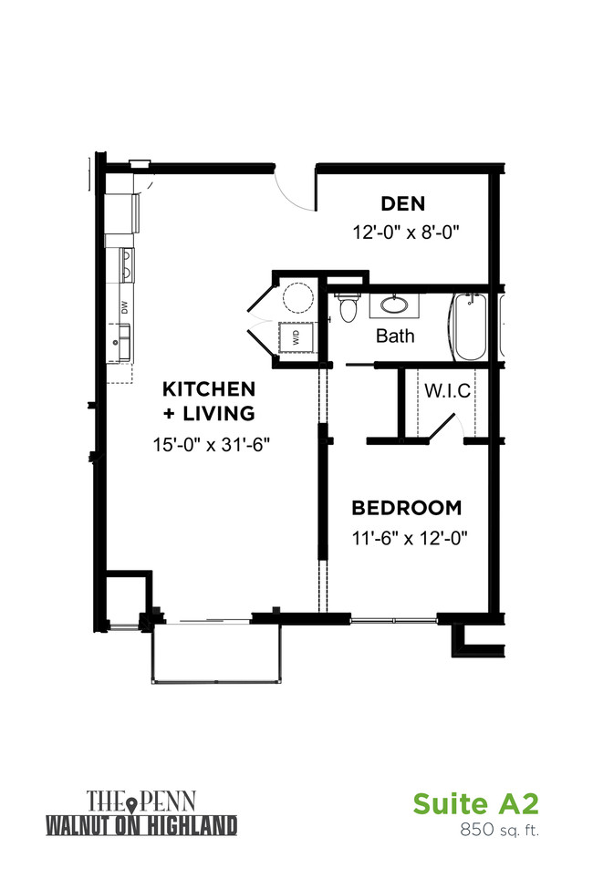 Floorplan - The Penn at Walnut on Highland