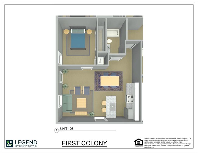 Floorplan - First Colony Flats