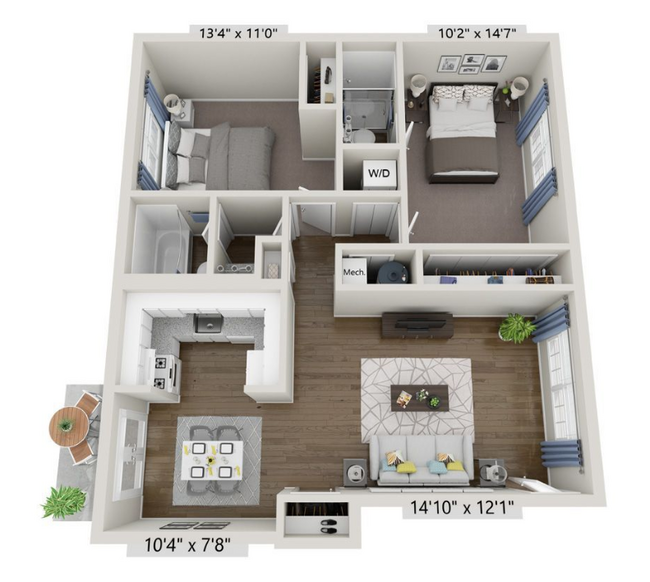 Floorplan - The Commons at Briarwood Park