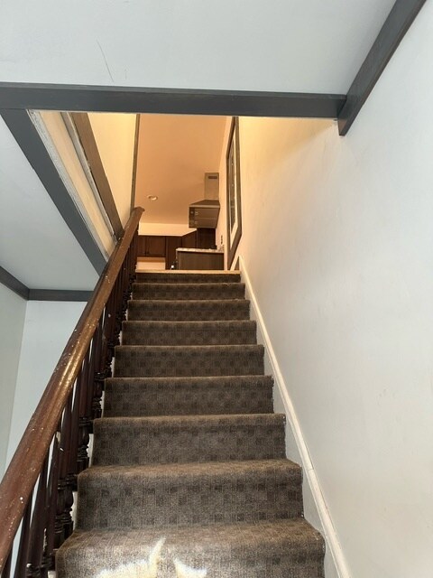 private stairs to apt - 4 Elm St
