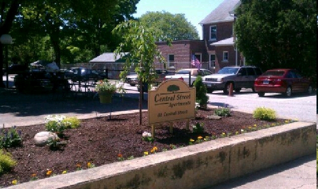 Sign - Central Street Apartments