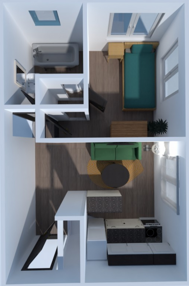 Floorplan - Highland Park Apartments (DSM)