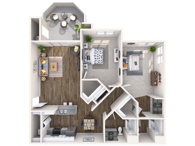 Floorplan - Biscayne Bay Apartments