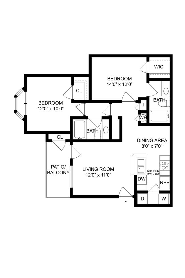 Floorplan - The Park at Steele Creek