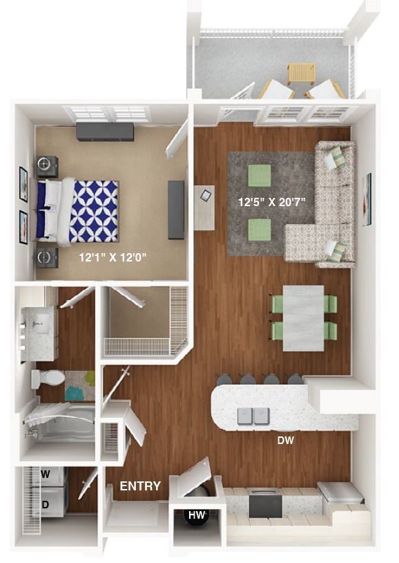 Floorplan - The Alexander at Sabal Point