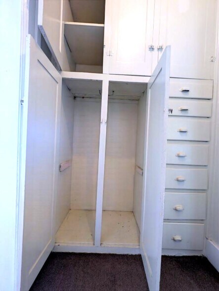Front Bedroom Built-In Closet and Drawerss - 1106 George St