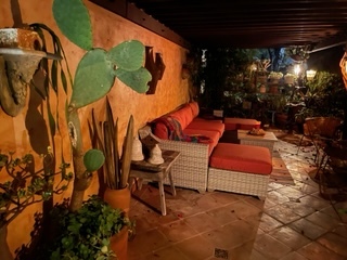 Terrace at night - 7815 W 83rd St