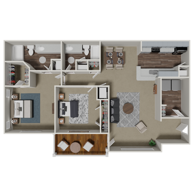 Floorplan - Crestmark Apartment Homes