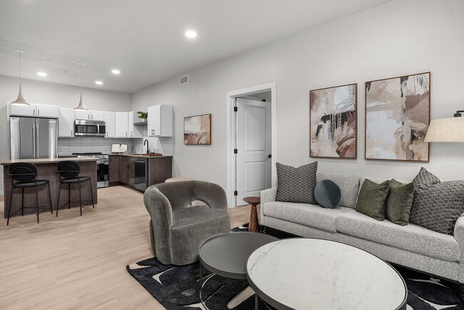 Kitchen and Living Room - The Hendrey