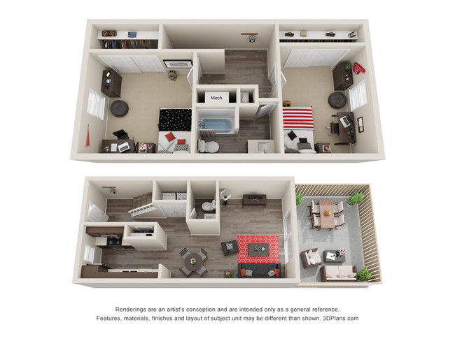 Floorplan - Hessel on the Park