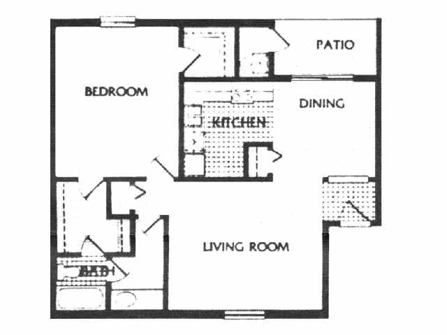 1BR/1BA - Swan Run Apartments