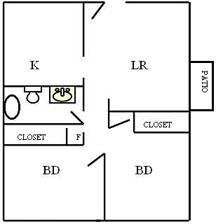 2BR/1BA - Prairie View Apartments