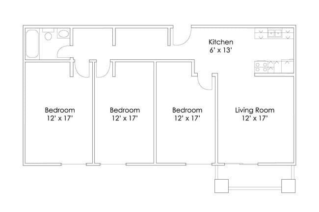 Floorplan - Canyon Lake Apartments