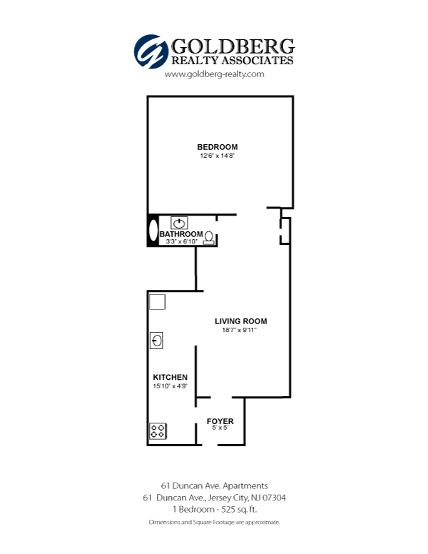 Floorplan - 61 Duncan Ave Apartments