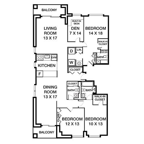Floorplan - Evanston Place