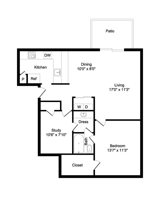 Floorplan - Regal Court Apartments
