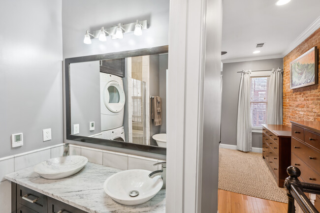 Mater bath with double marble sink - 1208 Constitution Ave NE