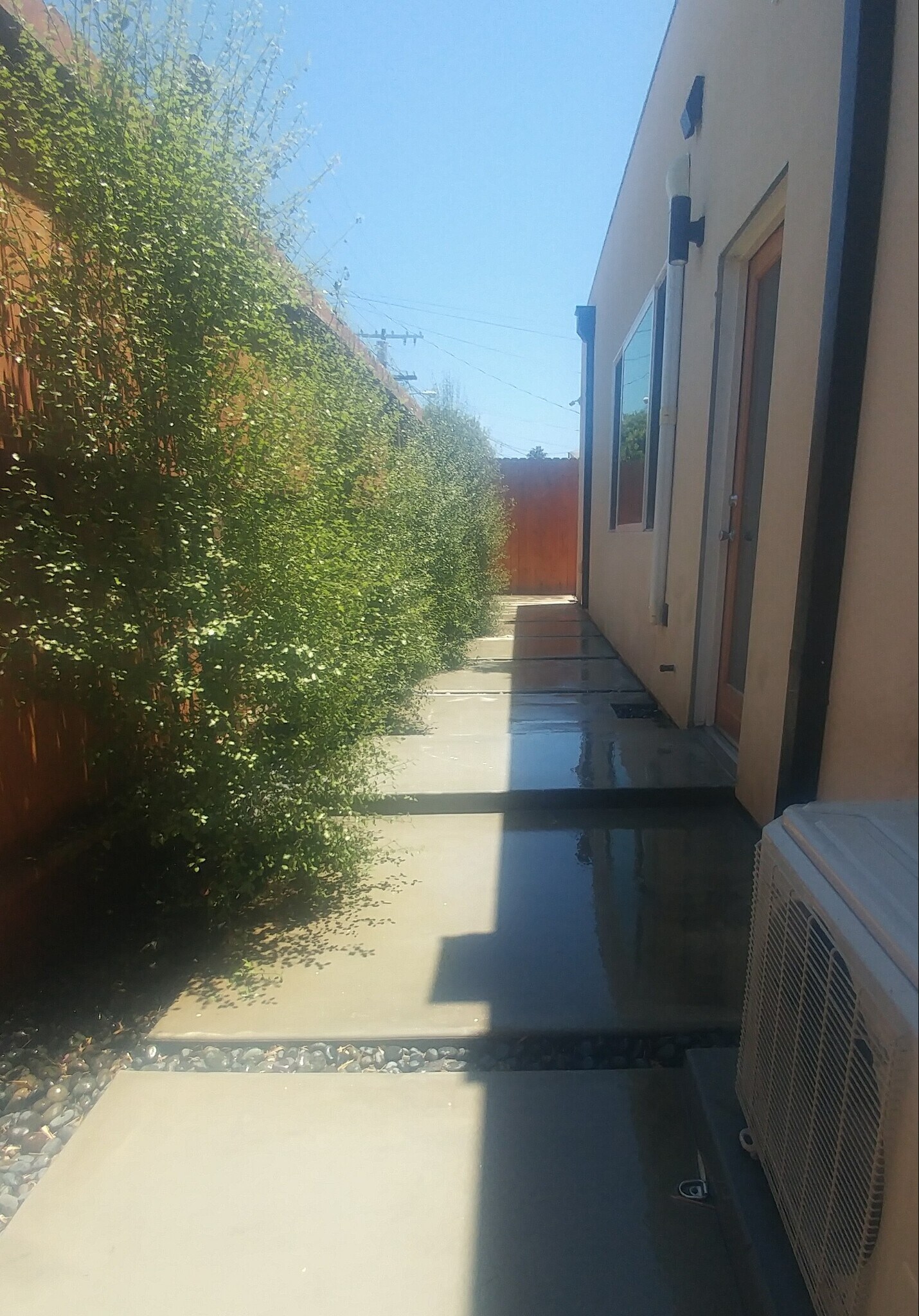 Outside kitchen door - 4044 Alla Rd