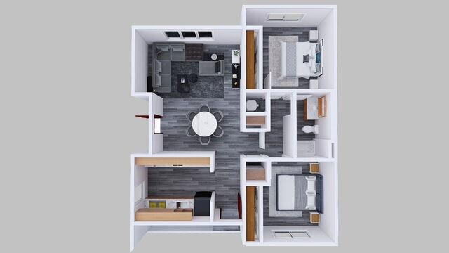 Floorplan - Mariposa at Jordan Downs - 8565