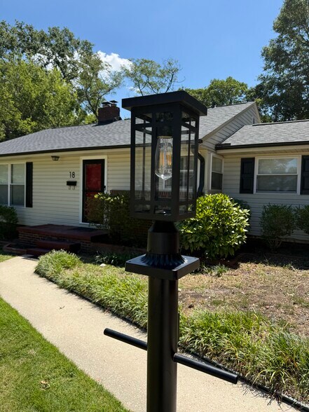 Solar Light helps to light the walkway - 18 Waters Ave