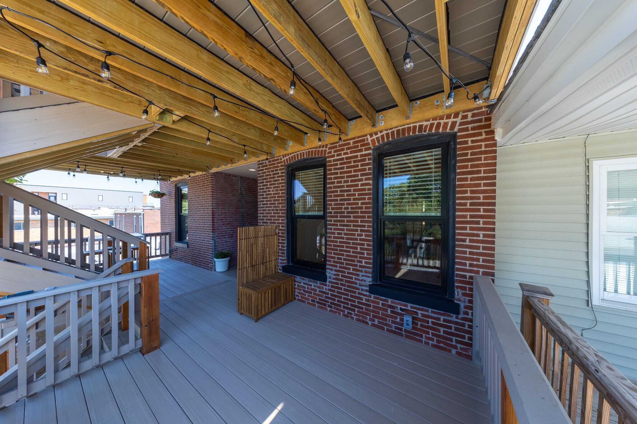 main level deck space - 3231 Morganford Rd