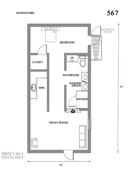 downstairs floorplan - 567 59th St