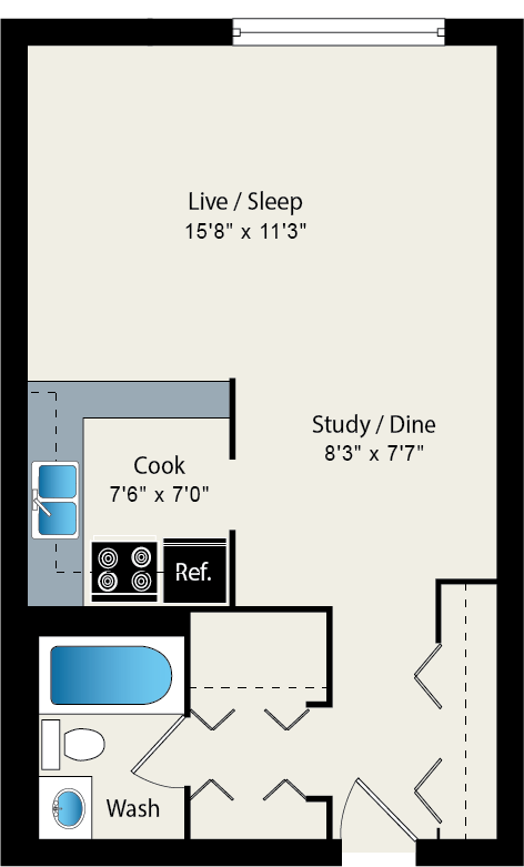 Floorplan - Reside 707