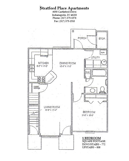 Floorplan - Stratford Place Apartments