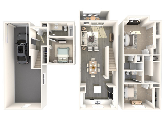 Floorplan - Palazzo Townhomes