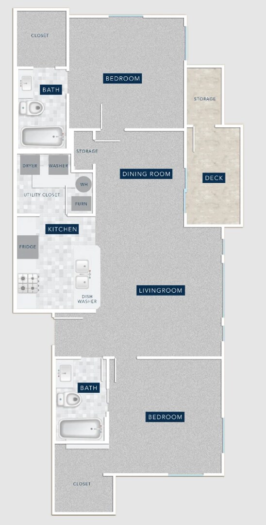 Building Photo - Love where you live in this 2 bedroom 2 bathroom 1st floor apartment!