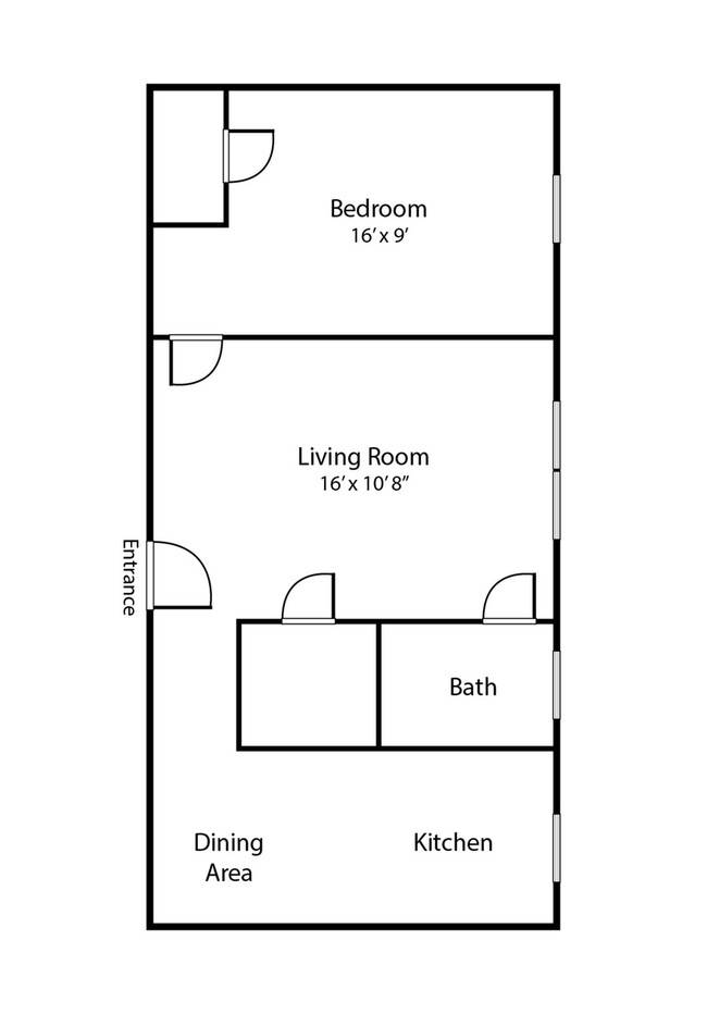 1 Bedroom layout at Belmont Place - Belmont Place