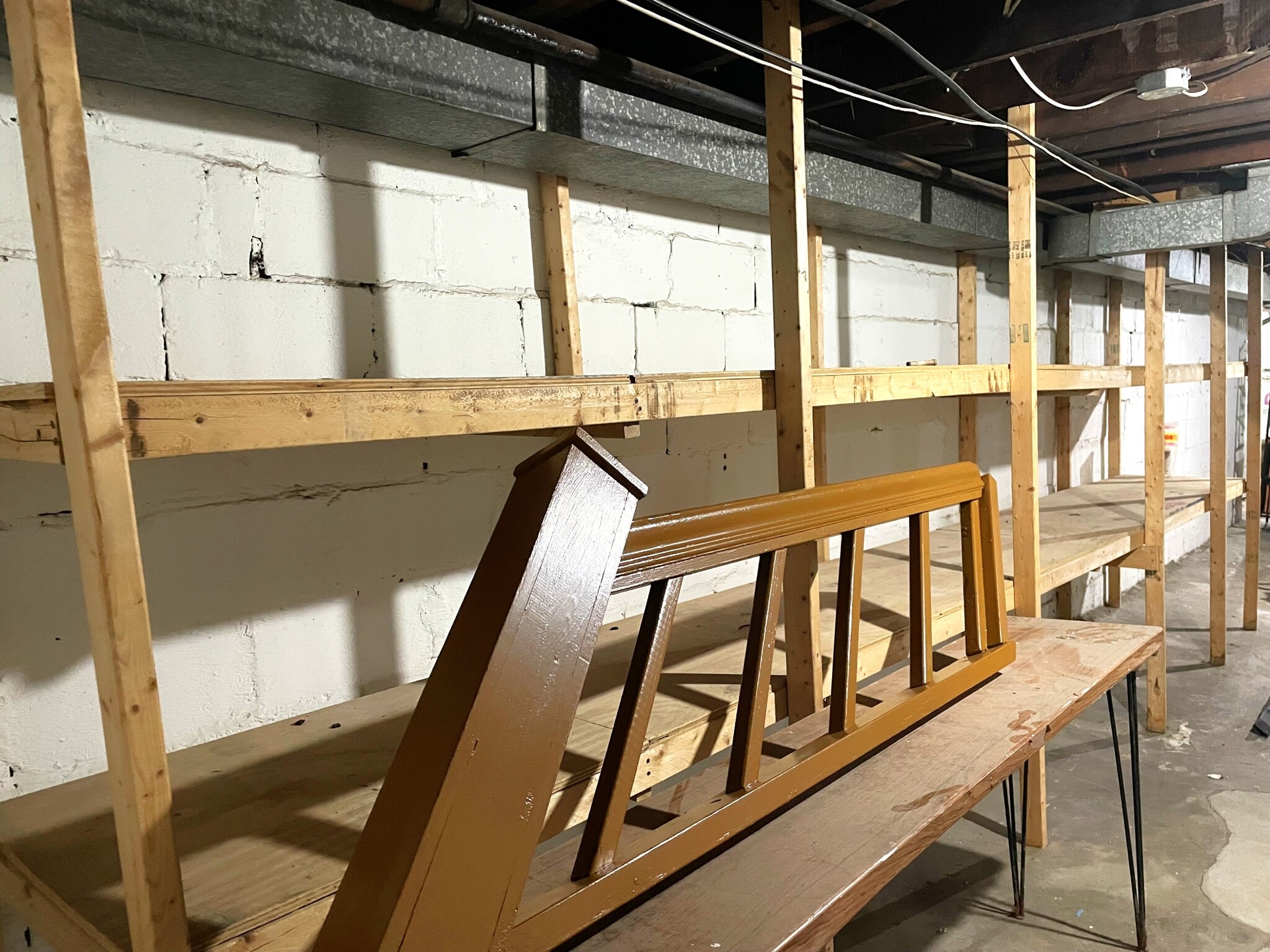 Ample basement storage space - 420 Greenfield Ave