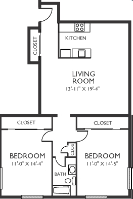 2BR/1BA - Longwood Manor