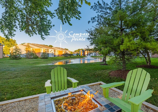 Fire Pit with a view - Compass Pointe Apartments