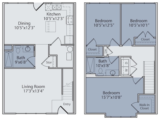 3BR/2BA - Village at Arlington