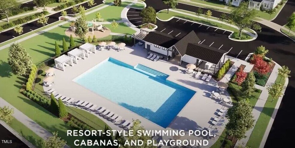 Large pool right outside the front door - 514 Billingshurst Way