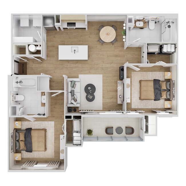 Floorplan - Esplanade at Stonebridge Village Apartments