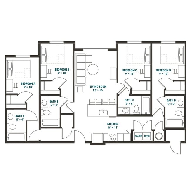 Voyager Plus 4x4 1345 - Northside Apartments