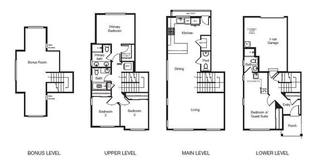 Building Photo - Beautiful 4 Bedroom 3.5 BA Home! Mother in Law Suite, Attached Garage & Top floor Bonus Room!