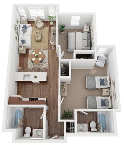 B4 Floorplan - Telegraph Gardens