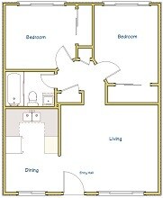Floorplan - Redwoods Apartments
