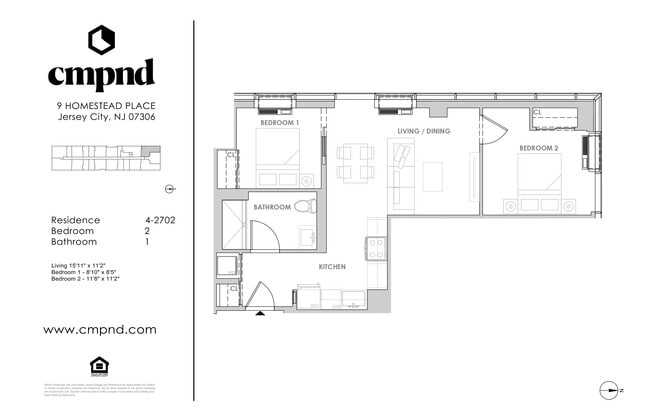 Floorplan - CMPND Luxury Apartments