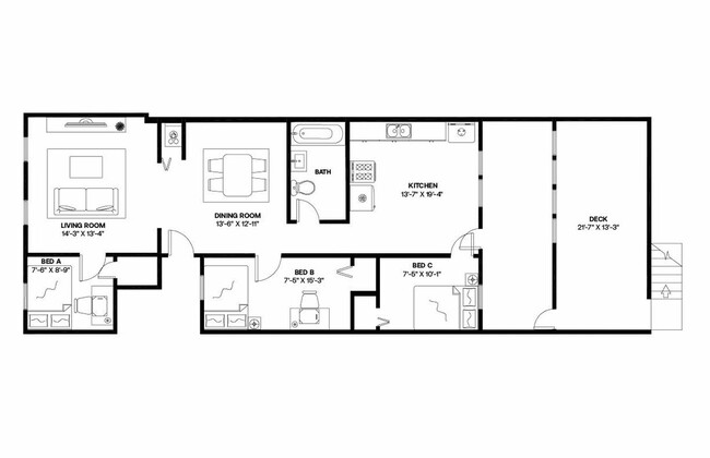 Building Photo - Private bedroom in 3 bed/1 bath Home