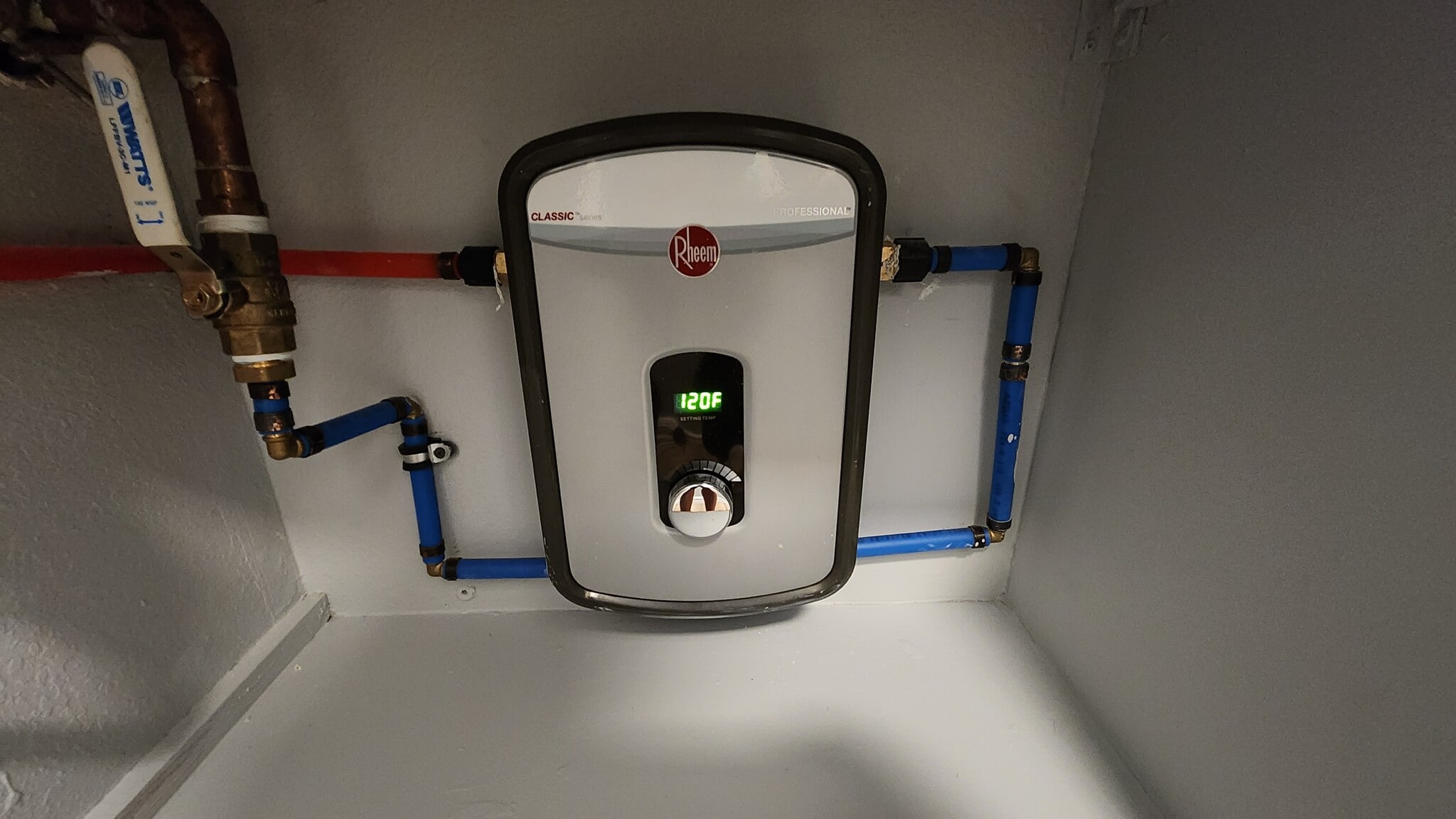 New tankless water heater - 2605 N Pinon Ridge Dr