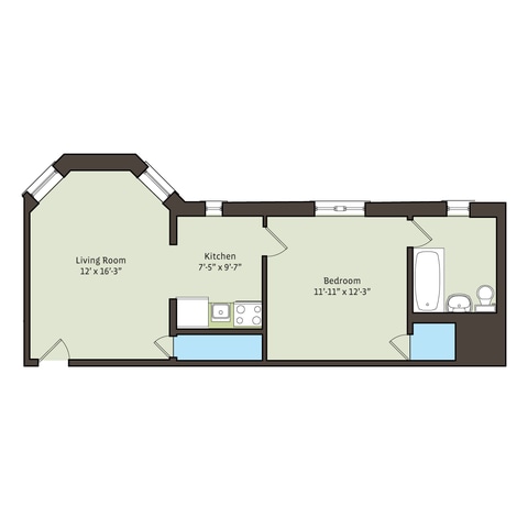 Floorplan - 5474-5480 S. Hyde Park Boulevard